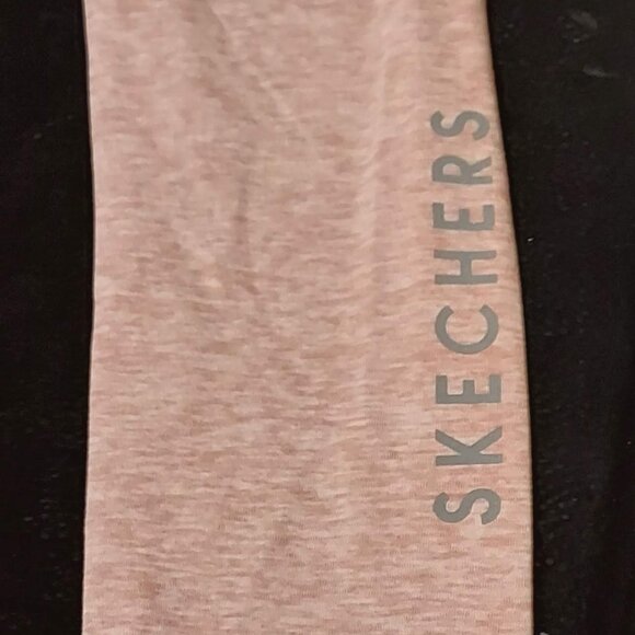 NWTs Skechers Los Angeles Activewear Pink/Lilac Long Sleeve Tee Crew Neck NEW L - Picture 4 of 11